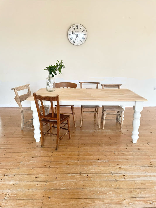 'Otto' Pine Farmhouse Style Dining Table